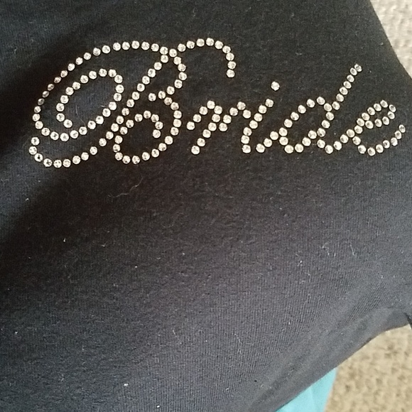 Bride black short sleeve TShirt - Picture 7 of 7